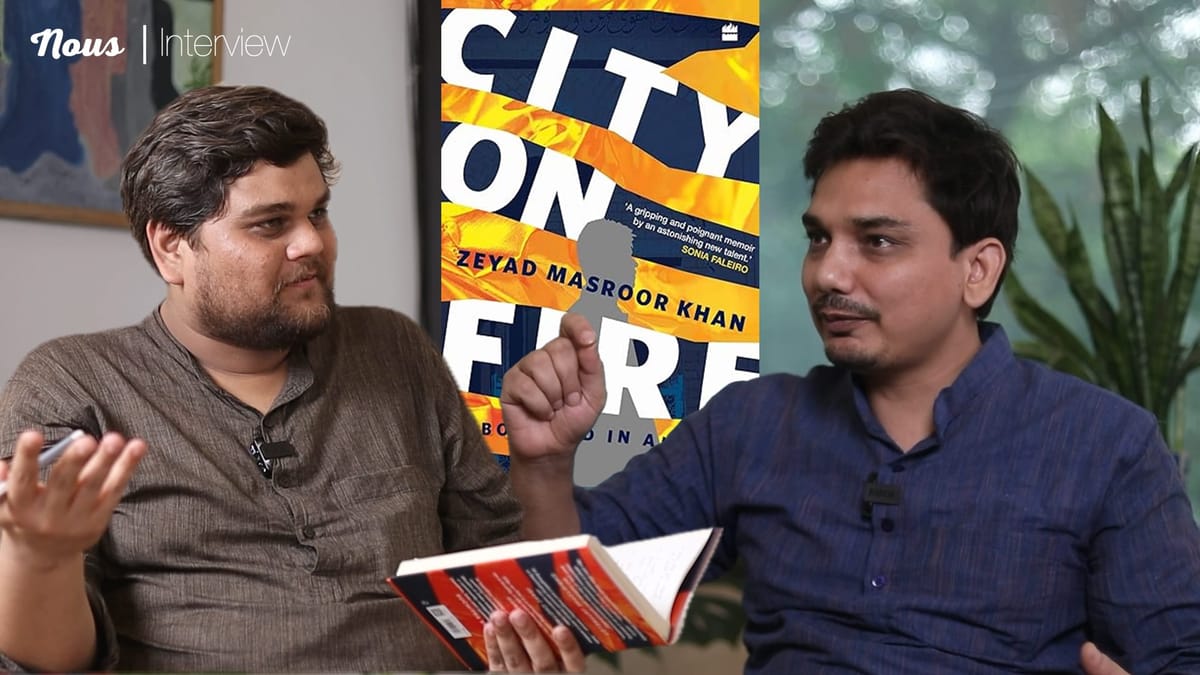 Discussing a book, a city, and a country on fire: Interview with Zeyad Masroor Khan