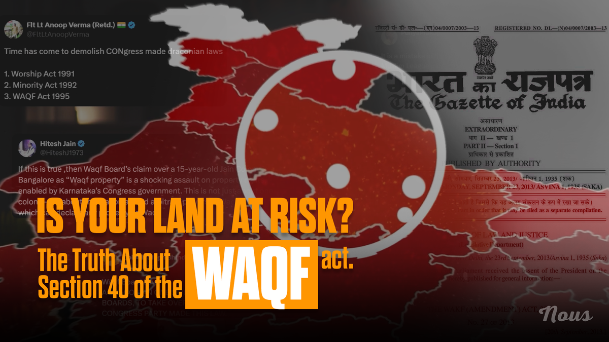 Does the Waqf Board Have Unlimited Power? | The Truth About Section 40 of the Waqf Act, 1995